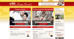 Desktop Screenshot of devis.mariage-oriental.fr